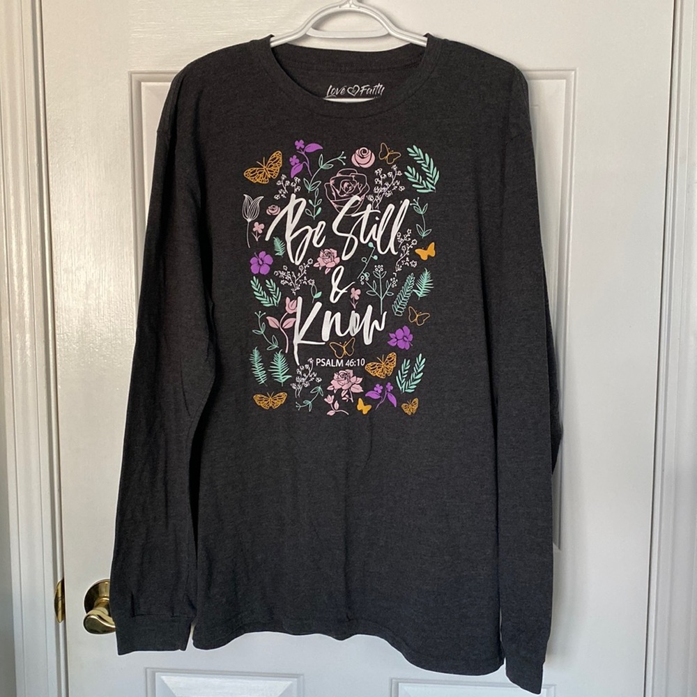 Love in Faith long sleeve t-shirt